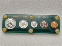 1960 US Proof Coins Set Incl Silver