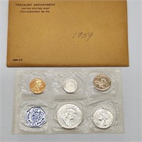 1959 US Mint Proof Coins Set