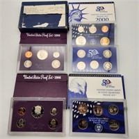 1986 & 2000 US Mint Proof Sets