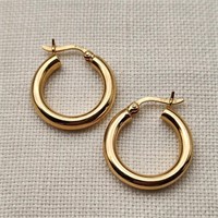 14K Gold Pierced Earrings
