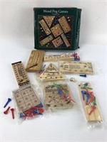 Wooden Peg Game Set