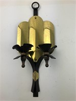 MCM Brass & Iron Wall Sconce
