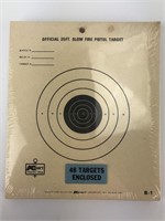 NEW 48 Official 25Ft Slow Fire Pistol Targets by
