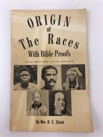 Origin Of The Races With Bible Proofs by Rev. H.