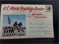 Vintage 1965 U.S. Naval Training Center Postcards