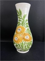 Vintage Holland Mold Sunflower Painted Vase