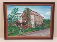Bunker Hill Mill Framed Painting