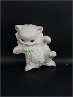 Playful Kitten Ceramic Figurine