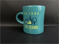 Go Long Life Is Good Golf Mug