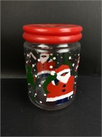Vintage KIG Indonesia Santa Claus Reindeer Jar