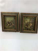 Antique Set of Framed Floating Murillo Prints