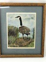 Signed Watercolor Geese Print
