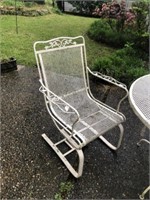 Wrought Iron Patio Table & Chairs (See below)