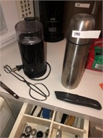 Utensils ~ Insulated Thermos & Coffee Grinder