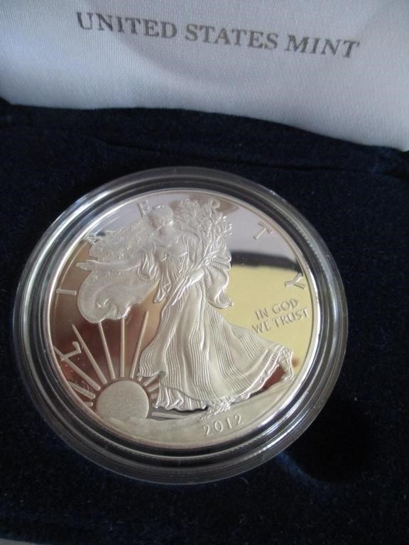 320-2012 AMERICAN EAGLE 1OZ PROOF SILVER COIN
