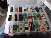 little toy cars in 2 sided boxes