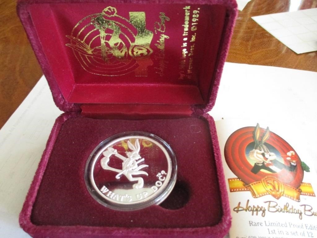 381-BUGS BUNNY LIMITED PROOF 50TH ANN