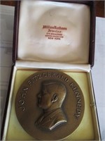 388-JFK INAUGURATED FRONZE MEDAL