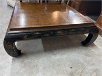 Asian Style Coffee Table , Hand Painting on Sides