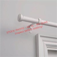 Exclusive home-66in.x120-34 curtain rod distressed