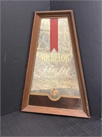 Vtg Michelob Light beer sign mirror