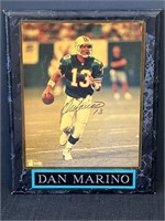 Dan Marino #13 Miami Dolphin football plaque