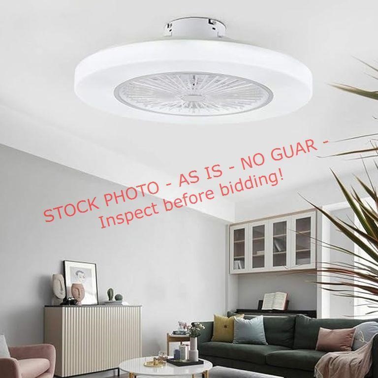 Windara 22in.led drum ceiling fan/light kit