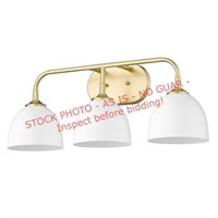 Golden Lighting Zoey 8in.3-Light  vanity light