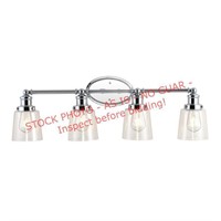 Jonathan Y Beverly 31.75" 4light vanity bar