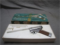 Vintage Match-O-Matic Butane Gas Match Gun Lighter