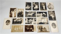 ASSORTMENT OF ANTIQUE REAL PHOTOGRAPH POSTCARDS