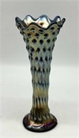 Carnival Glass Trumpet Vase