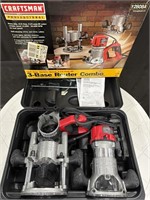 Craftsman 3-Base Router Combo