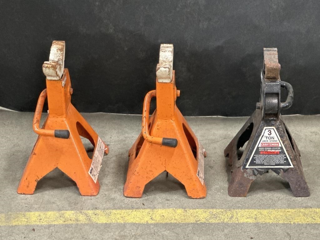 (3)  3-ton jack stands