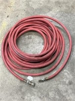 Air compressor hose with fittings