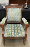 Eastlake Style Upholstered Chair