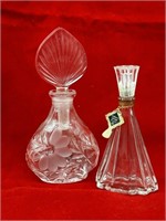 Antique Crystal Perfume Bottles (2)