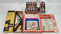 ASSORTED LOT OF DOLL & WEAVING SETS
