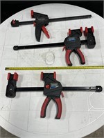 (3) Bar clamps