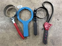 Various size Oil Filter Wrenches
