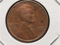 1951 wheat penny