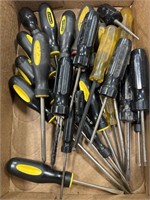Stanley & Misc flathead & Philip screwdrivers
