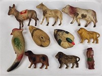 ASSORTED LOT OF CELLULOID ANIMALS