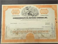 Commonwealth oil refining company, Inc. Sock