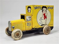 REPRODUCTION TIN LITHO BETTY BOOP TRUCK