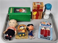 ASSORTED LOT OF VINTAGE SNOOPY COLLECTIBLES
