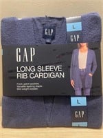 GAP - Long Sleeve Rib Cardigan -Size L