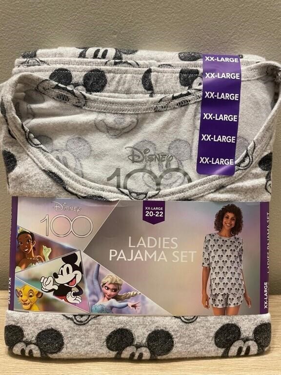 Disney 100 Ladies Pajama Set - Size XXL - Mickey