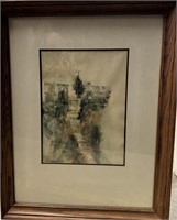 Signed Jim McConnell Water Color Artwork