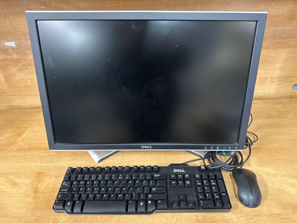 Dell 24in Monitor, keyboard & mouse